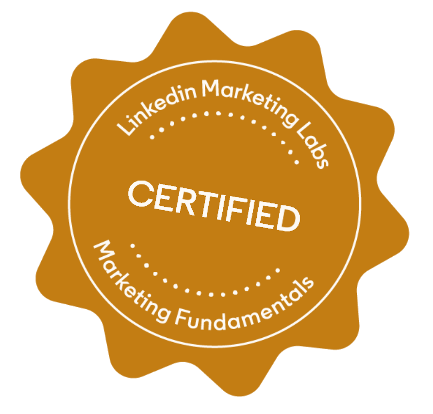linkedin certification logo marketing fundamentals